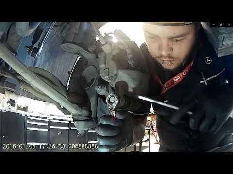 2013 Mercedes Benz GLK 350 Front Brake Pad Replacement