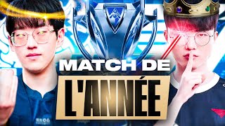 T1 vs LNG🏆 LA PLUS GRANDE MASTERCLASS DES WORLDS ! (J'EN AI PERDU MA VOIX)