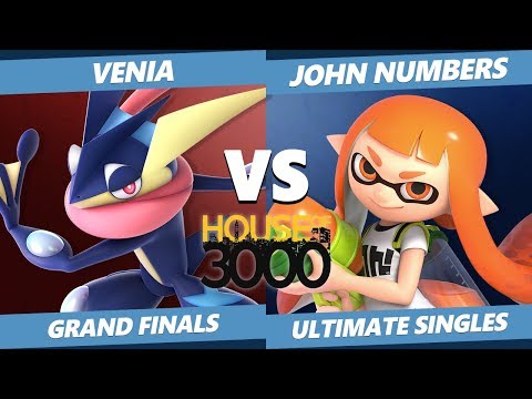 Smash Ultimate Tournament - Venia (Greninja) Vs. John Numbers (Inkling) SSBU Xeno 163 Grand Finals