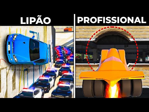 Aprendendo FUGAS VIRAIS no GTA 5 (Diamante vs Lipao)