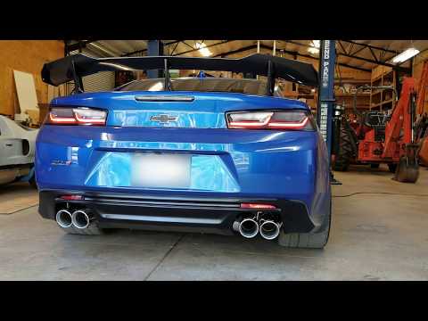 2018 Camaro ZL1 1LE Borla S-Type NPP 3" cat-back exhaust with secondary cat delete
