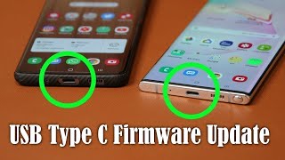 Samsung Galaxy Smartphones Get a USB Type C Firmware Update