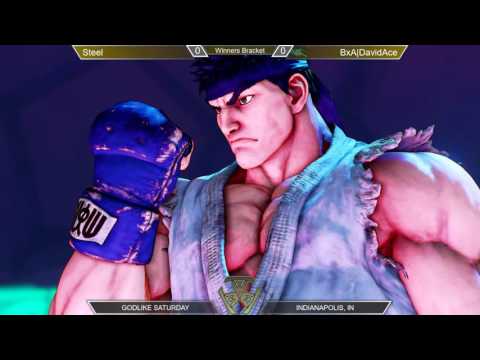Steel (Ryu) vs BxA DavidAce (Ken) - Godlike Saturday 11/5/16