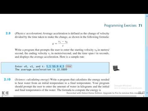 Introduction To Java Programming Exercise 2 9a