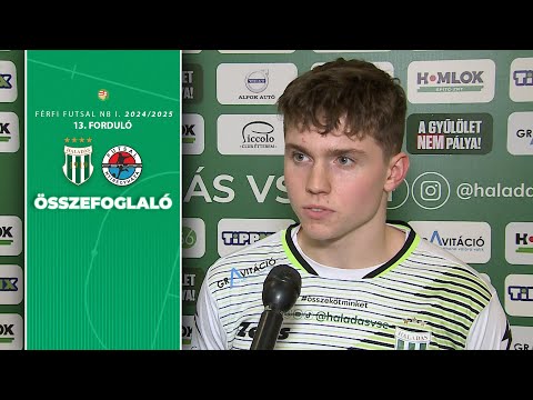 Összefoglaló 🟢⚪ Haladás VSE  🆚 Á Studió Futsal Nyíregyháza 7-3 (3-1)