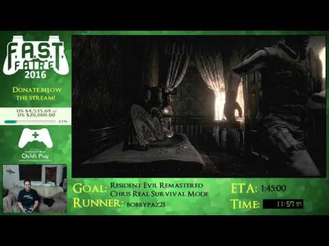 F.A.S.T. Faire 2016 - Resident Evil Remastered Chris Real Survival Mode