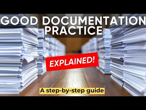 Good Documentation Practices in pharmaceutical Industry | How to GMP tutorial | Free GMP course GDP