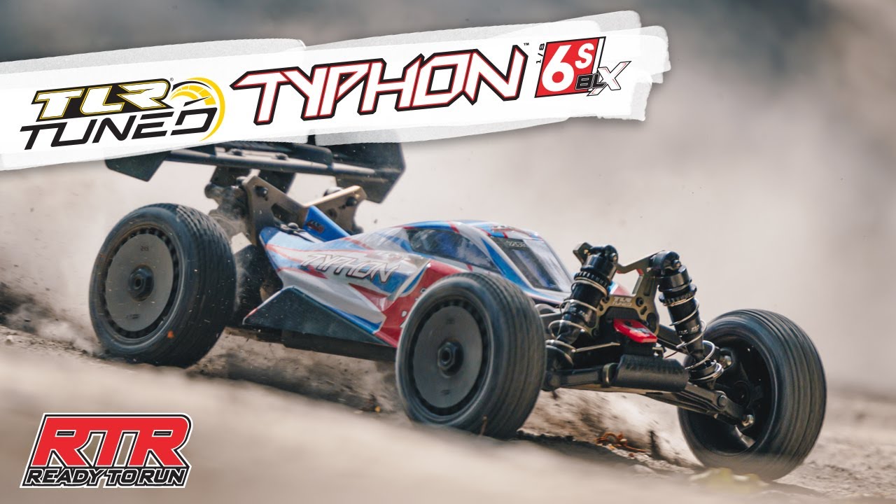 Arrma Buggy Typhon BLX 6S TLR Tuned 4WD ARTR, 1:8