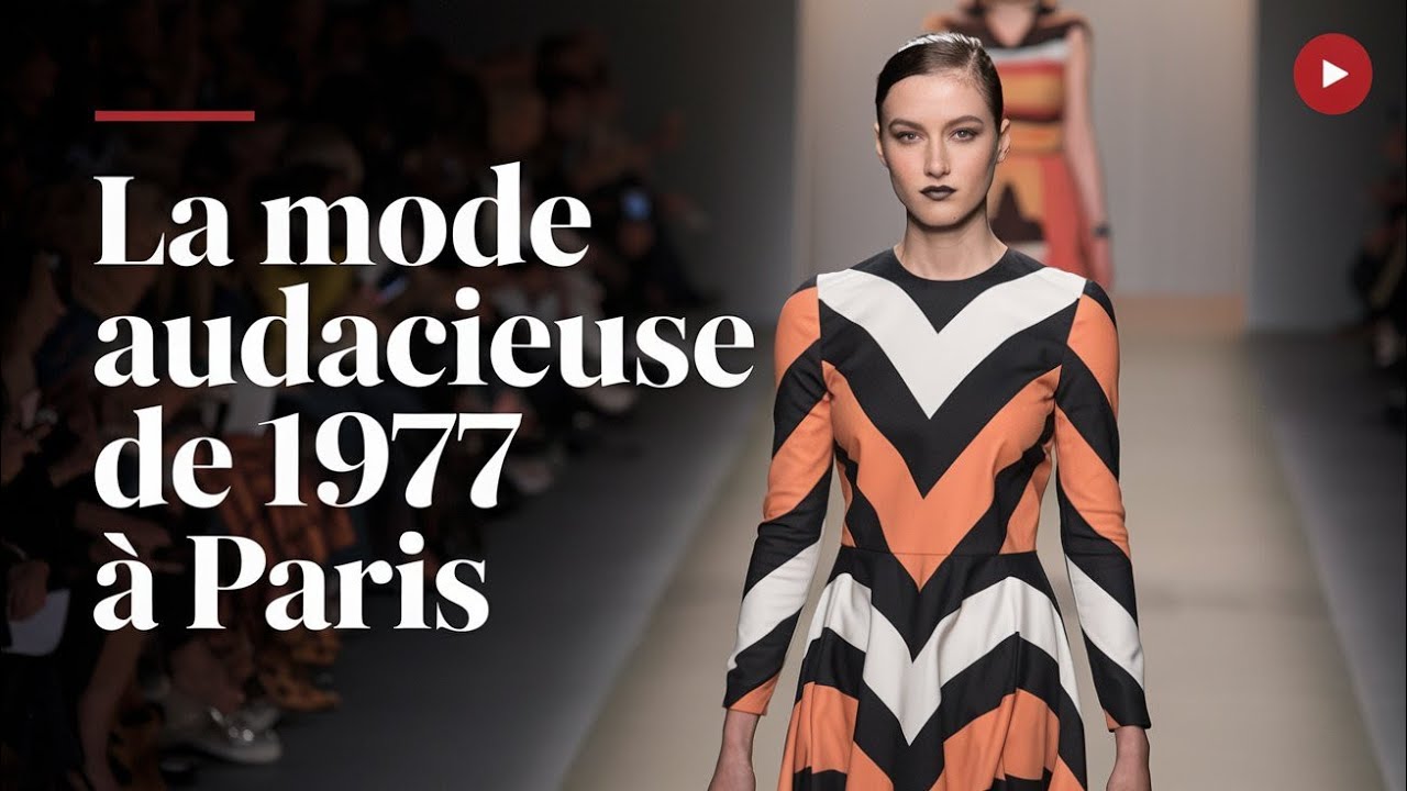 La mode audacieuse de 1977 à Paris.