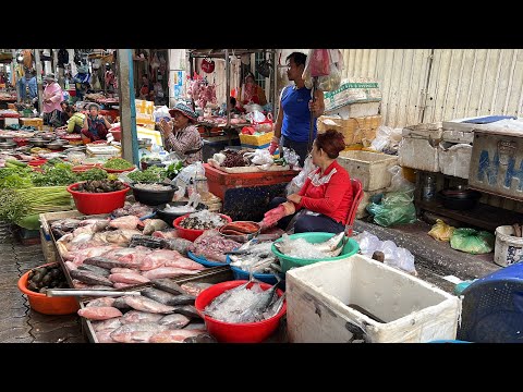 Best Cambodian Street market Food - Exploring Traditional Market in Phnom Penh, Cambodia 🇰🇭 