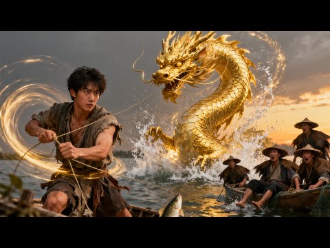 Moqué par les pêcheurs, mendiant captura un dragon doré et devint milliardaire et maître de kung-fu!