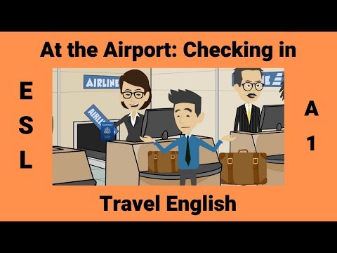 空港でのチェックイン方法（英語）｜空港でチェックインするためのトラベル英語 (How to Check in at the Airport in English | Travel English to Check in at the Airport)