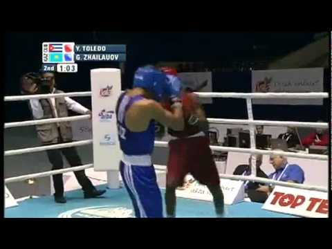 Light (60kg) SF - Toledo Yasnier (CUB) VS Zhailauov Gani (KAZ) - 2011 AIBA World Champs