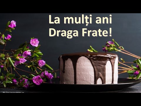La mulți ani fratele meu! 🥂