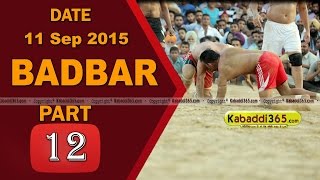 (1) Badbar (Barnala) Kabaddi Touranament 11 Sep 2015