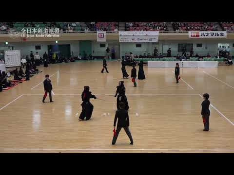 IBARAKI vs HIROSHIMA　11th All Japan Interprefecture Ladies KENDO Championship 2019 1st Round