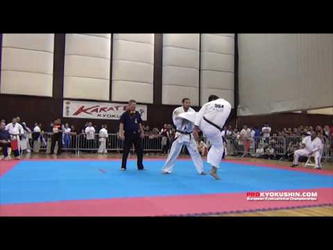 IKO EC 2016, 1 round +90 Behman Abbasi (Iran) - David Sarkhoshyan (Russia, aka)