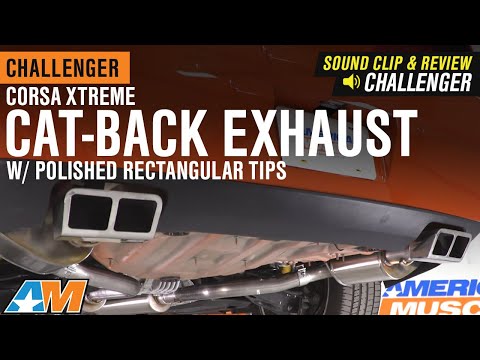 2011-2014 Challenger 5.7L Corsa Xtreme Cat-Back w/ Polished Rectangular Tips Sound Clip & Review