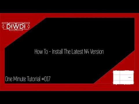 Tridium Niagara 4 OMT 017 - HOW TO Install A New Niagara Framework Version N4.8