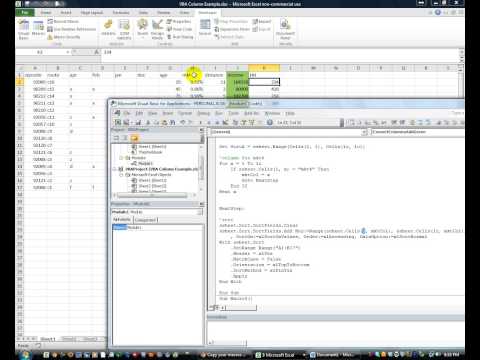 Excel VBA Tips n Tricks 32. Different Columns Every Day - Sort, Change Headers and Color Dynamically