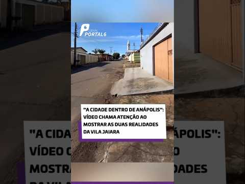 "A cidade dentro de Anápolis": vídeo chama atenção ao mostrar as duas realidades da Vila Jaiara