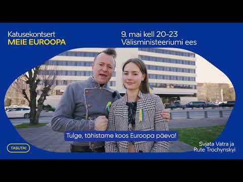 Katusekontsert MEIE EUROOPA: Ruslani ja Rute Trochynskyi tervitus