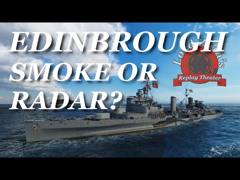 Radar Edinburgh Tier 8 British Light Cruiser Hotspot South Spawn World of Warships