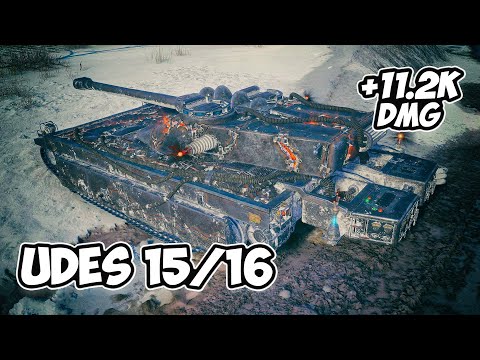 UDES 15/16 - 8 Frags 11.2K Damage - Difficult but good! - World Of Tanks