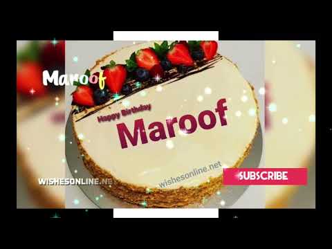 Maroof Happy birthday Song| birthday wishes for Maroof | wishesonline.net