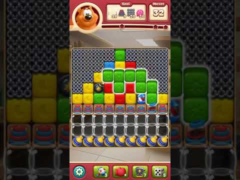 Toon blast 3371 crown  3 stars