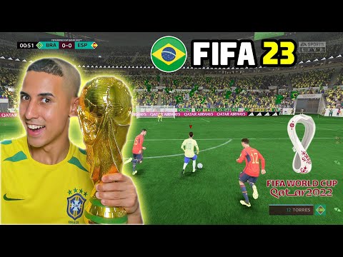 🏆 COPA DO MUNDO NO FIFA 23 COM O BRASIL!! 🏆