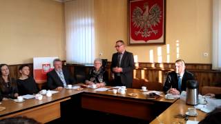 preview picture of video 'Pierwsza sesja rady gminy CZERMIN 28-11-2014'