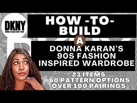 #442: DONNA KARAN NEW YORK (DKNY)90s Fashion Inspired Fall Wardrobe | What's in Your Fall Wardrobe