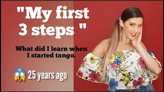 😍The #first 3 #tango #steps I learned- Analía Centurión💃