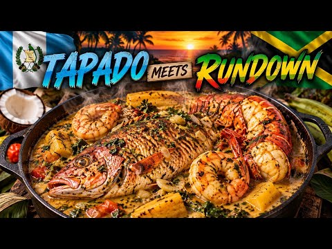 🇬🇹 Guatemala's TAPADO Meets 🇯🇲 Jamaican RUNDOWN… The Seafood Fusion Nobody Expected!