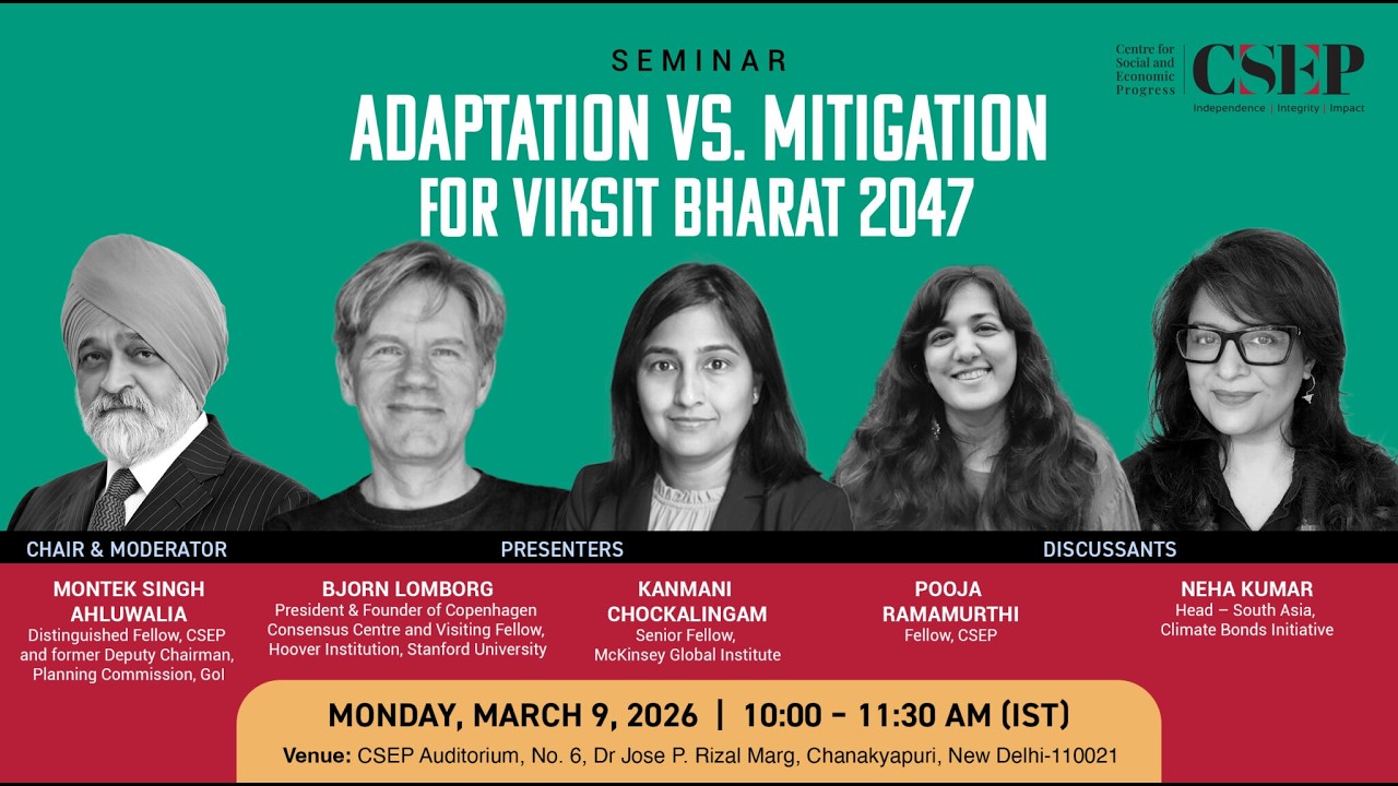 Adaptation vs Mitigation: What Should India Prioritise for Viksit Bharat 2047?