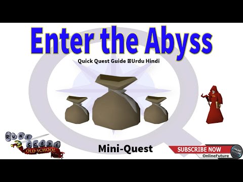 OSRS│How To Complete Enter the Abyss Mini-Quest 2021│Urdu & Hindi