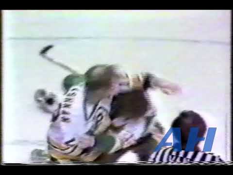 NHL Jan. 11, 1979 Boston Bruins v Minnesota North Stars Bench Clearing Brawl