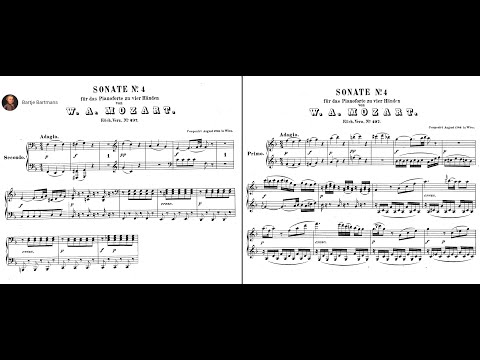 Mozart - Sonata for piano, 4 hands in F major, K. 497 (1786) {Haebler&Hoffmann}