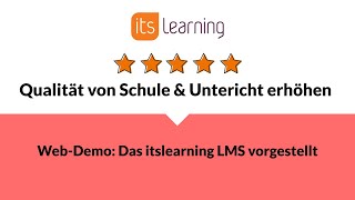 itsConvention: Web-Demo - Das itslearning LMS vorgestellt