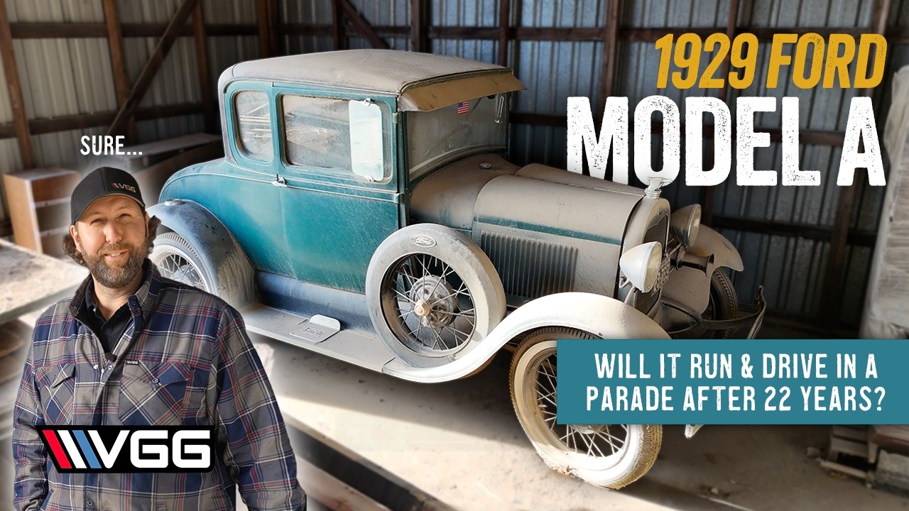ABANDONED 1929 Model A FORD! Will It RUN AND DRIVE In A Christmas Parade After 22 YEARS?