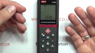 Review: UNI-T UT391 Laser Distance Meter / Electronic tape measure