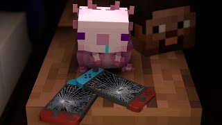 Download lagu Axolotl broke '2' Nintendo Switch❗👿 & Parotter's best Funny MINECRAFT animation [Take your time🥰] mp3
