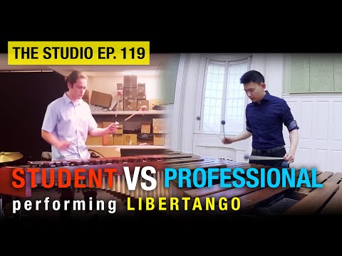 Two Levels Of Percussionist Perform 'Libertango'