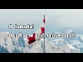 O Canada / The National Anthem - (KARAOKE version) with Lyrics