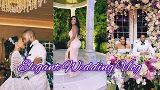 ELEGANT WEDDING IDEAS & VLOG | 🤵🏾‍♂️👰🏽‍♀️🥂💜 FLORENTINE GARDENS, NJ