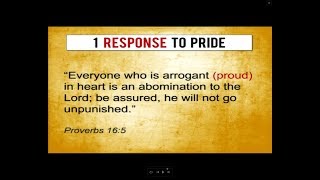 Proverbs 16:18 - Exposing Pride