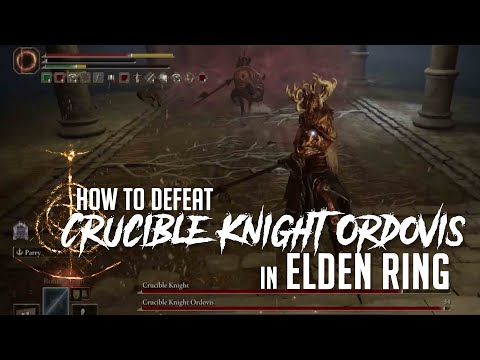 How to Cheese Crucible Knight Ordovis (Two Knights) in Elden Ring (Easy Kill)