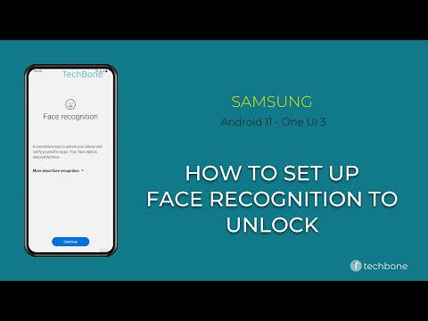 How to Set up Face recognition to Unlock - Samsung [Android 11 - One UI 3]