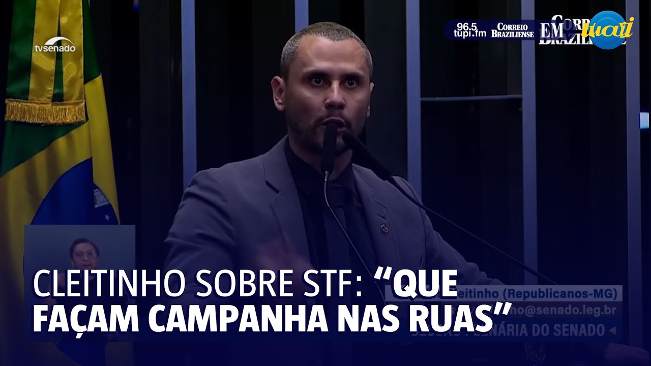 Cleitinho sobre STF: "Que façam campanha"